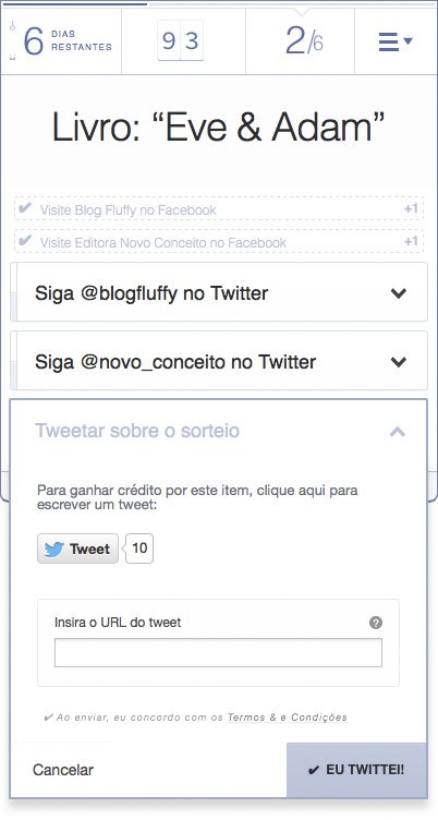 Como usar o Rafflecopter