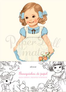 Paper Doll Mate - Bonequinhas para colorir, recortar e brincar