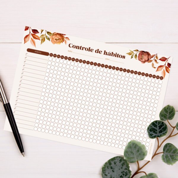 Combo Garden 2025 - Calendário + Devocional + Habit tracker - Imagem 6