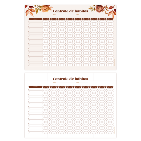 Combo Garden 2025 - Calendário + Devocional + Habit tracker - Imagem 8