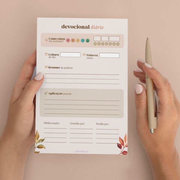 Planner devocional diário - Garden - Imagem 2