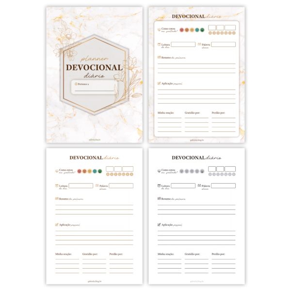 Planner devocional diário - Gold - Imagem 4