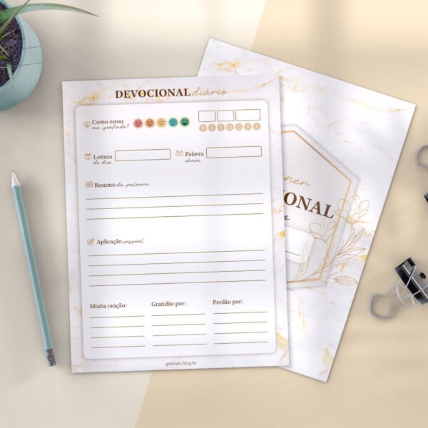 Planner devocional diário - Gold