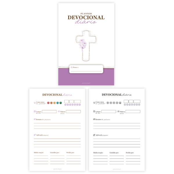 Planner devocional diário - Lilás - Imagem 4