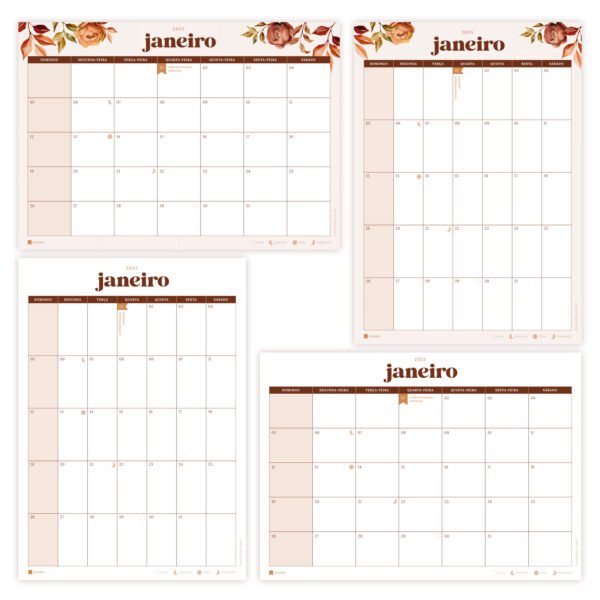 Combo Garden 2025 - Calendário + Devocional + Habit tracker - Imagem 7