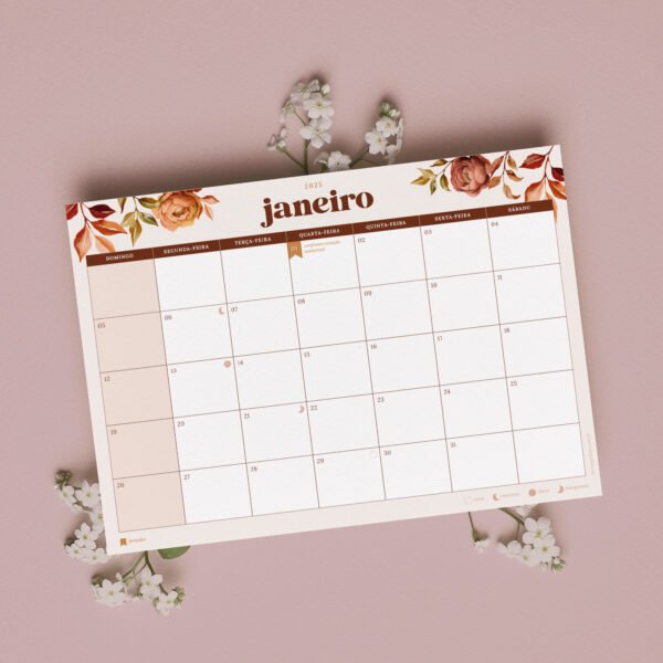 Combo Garden 2025 - Calendário + Devocional + Habit tracker - Imagem 2