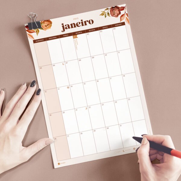 Combo Garden 2025 - Calendário + Devocional + Habit tracker - Imagem 3
