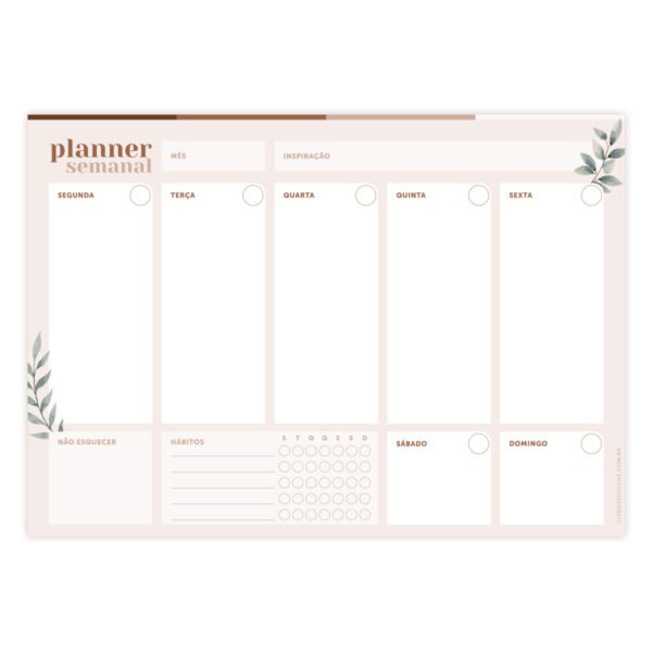 Planner Semanal - Hazel - Imagem 2