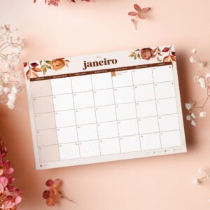 Calendário 2026 para imprimir - Garden