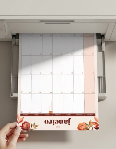 Imprimir calendário 2026: como fazer em casa com qualidade profissional