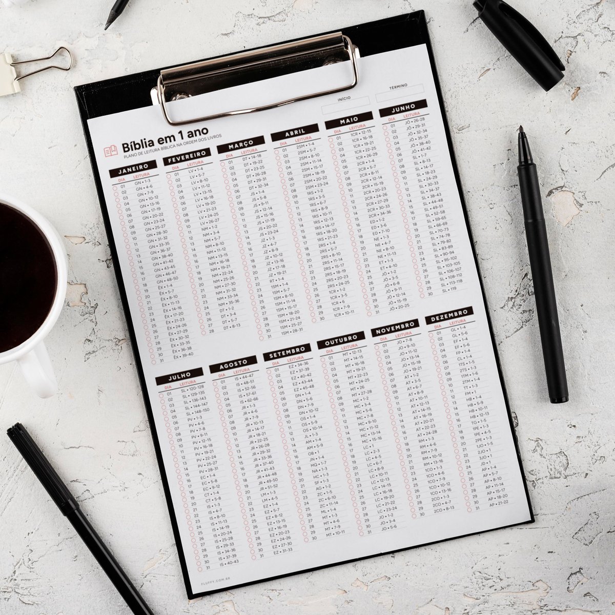 plano de leitura bíblica para imprimir