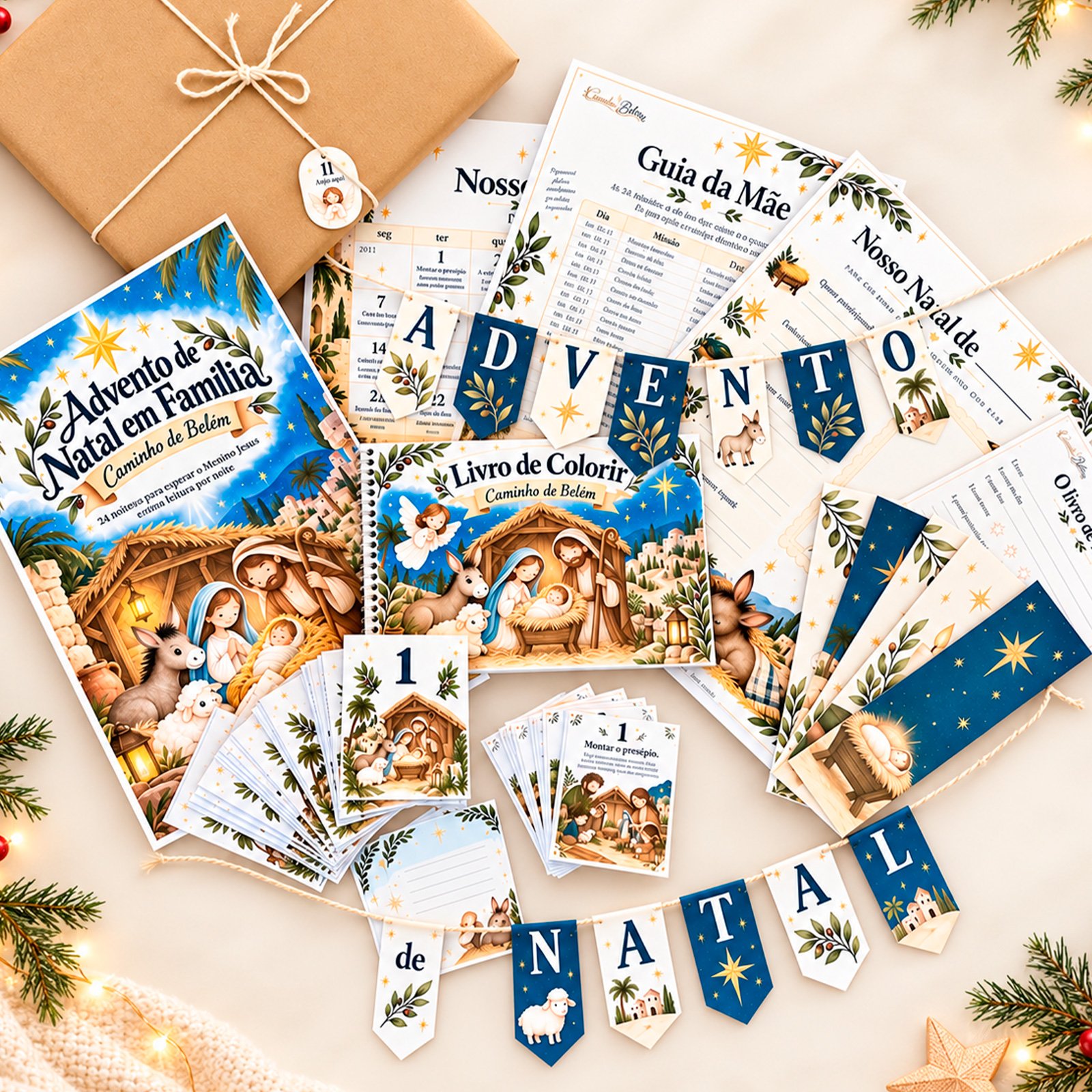 Capa do kit Advento de Natal em Família, edição Caminho de Belém