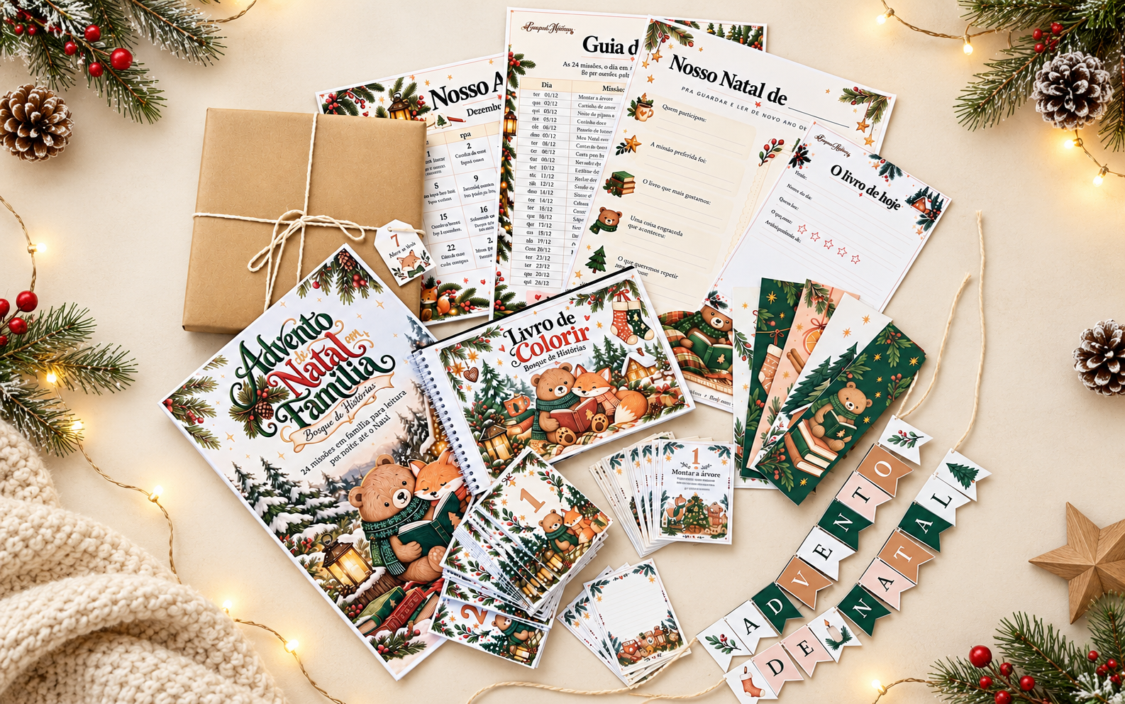 Kit digital do Advento de Natal em Família, edição Bosque de Histórias