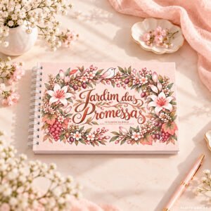 Jardim das Promessas - Livro de colorir cristão para mulheres