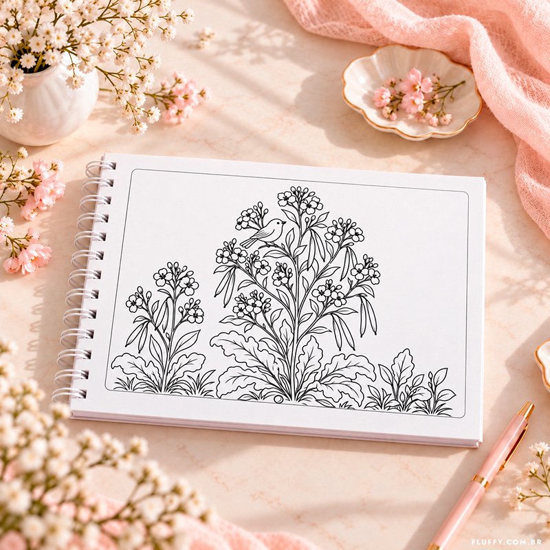 Jardim das Promessas - Livro de colorir cristão para mulheres - Imagem 6